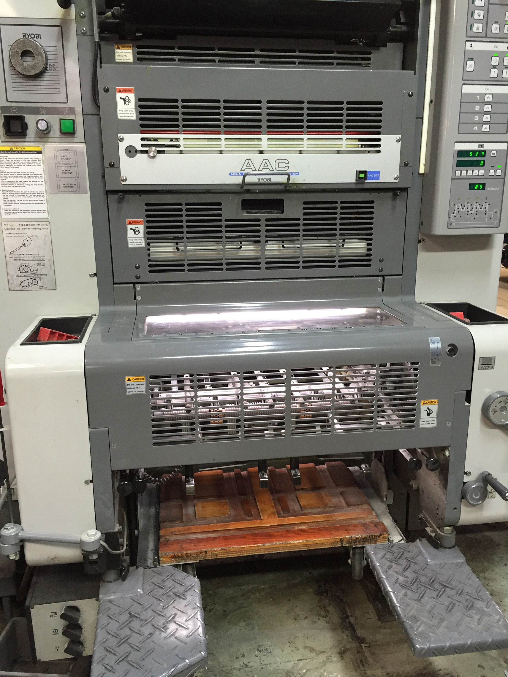 MACCHINA DA STAMPA RYOBI 524HXX ANNO 2004 www.ogiemme.it